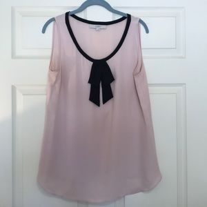 Ann Taylor LOFT soft pink blouse